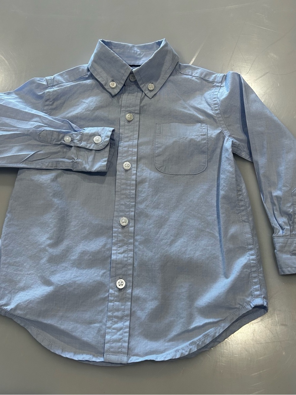 Janie and Jack Light Blue Oxford Button Down Shirt 18-24M